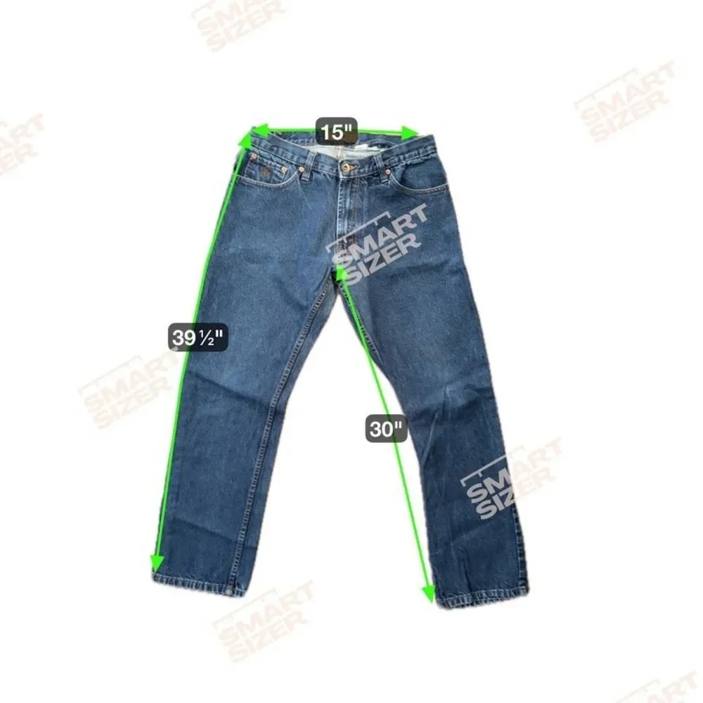 Levi's 505 Mens‎ Jeans 36x30 Light Wash Regular Fit Denim Pants Cotton